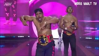 AEW The Acclaimed Platinum Max Botches Up Entrance Rap [upl. by Abad]