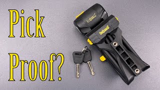 1013 “PickProof” OnGuard K9 Bike Lock Picked Model 8111 [upl. by Banky963]