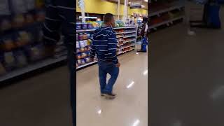 Crazy man destroys grocery store [upl. by Cud890]