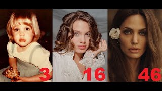 Angelina Jolie from 0 to 47 years old [upl. by Eiramenna]