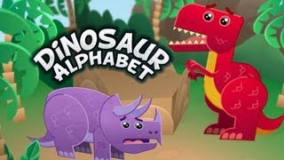 Dinosaur Alphabet Song  Kids learn the ABCs with TRex [upl. by Ardnuahsal191]