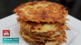 TORTITAS de Papa Crocantes 🥞 Receta fácil [upl. by Annas]