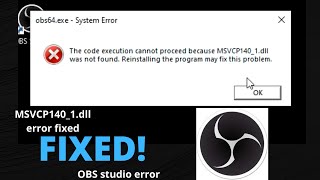 How to fix MSVCP1401dll is missing or not found error in Windows 10 [upl. by Pretrice45]