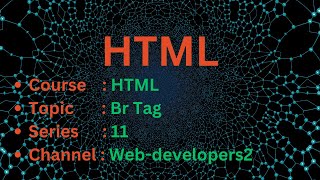 11 Br tag  How to learn html in hindi and urdu  html course for beginners level [upl. by Ulda]