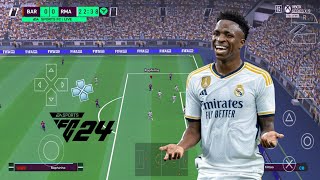 EA SPORTS FC 24 PPSSPP MOD ENGLISH VERSION LATEST UPDATE PES 2024 PSP CAMERA PS5 [upl. by Lybis]