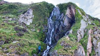 DEADLY ROUTE TO THIS UNREAL WATERFALL ON THE EXMOOR COAST [upl. by Gnouhp531]