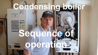 CONDENSING BOILER SEQUENCE OF OPERATION part 3 in the series how a gas boiler works fault finding [upl. by Schreibman]