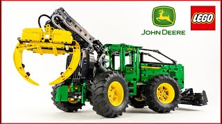 LEGO TECHNIC 42157 John Deere 948L II Skidder Speed Build  Brick Builder [upl. by Hubey]