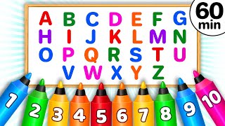 Alphabet ABC Song For Kids  Fun ABCD Song  Kids Videos For Kids  Shapes Numbers  RV AppStudios [upl. by Dunstan]