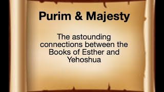 Purim amp Majesty By Rabbi Shammai SIskind [upl. by Nanyk660]