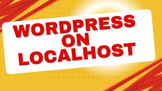 WordPress on Localhost  StepbyStep Guide for Beginners [upl. by Adnahcal]