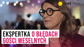 Irena KamińskaRadomska o błędach gości weselnych Zwraca uwagę na typ kreacji Plejada [upl. by Ojillib329]