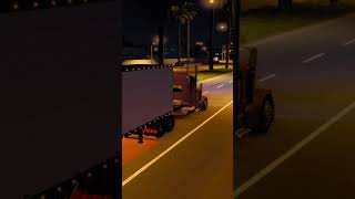 CAT 3406E straight pipe with jake brake peterbilt trucking americantrucksimulator [upl. by Euqitsym]