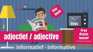 12 Vocabulary Adjective Easy Dutch a lesson about Adjective Dutch for beginners [upl. by Acenahs]