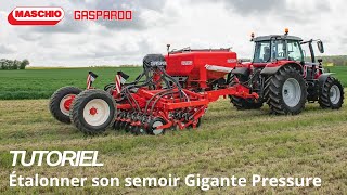 TUTORIEL  Comment faire un étalonnage GIGANTE PRESSURE  MASCHIO GASPARDO [upl. by Aiciram]