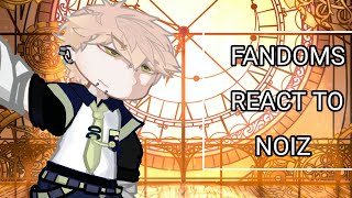 FANDOMS REACT TO NOIZ‼️ pt3 gl2 l DRAMATICAL MURDER [upl. by Anay]