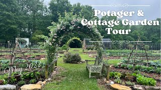 Potager amp Cottage Garden Tour May [upl. by Gala]