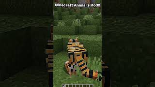 Minecraft Animals Mod🐅 minecraft minecraftmeme noobvsprominecraft [upl. by Onil]