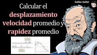 Calcular el 𝐝𝐞𝐬𝐩𝐥𝐚𝐳𝐚𝐦𝐢𝐞𝐧𝐭𝐨 𝐯𝐞𝐥𝐨𝐜𝐢𝐝𝐚𝐝 promedio y 𝐫𝐚𝐩𝐢𝐝𝐞𝐳 promedio [upl. by Atteselrahc112]