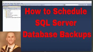 How to Schedule SQL Server Database Backups [upl. by Nhabois]