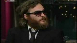 Joaquin Phoenix on letterman remix [upl. by Notnilk]