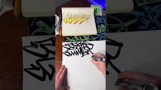 How to Graffiti amp Tag Names LIVE on TikTok graffiti handstyles ✍🏻  11823 [upl. by Annid]