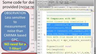 Generalised Predictive Control 12  independent model GPC [upl. by Atinek192]