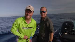 IFISHTV Special guest host ROBSON GREEN from the UK [upl. by Koller]