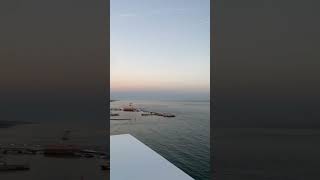 Stunning Sea Sky View Belvue Rooftop Bar Marbella Spain [upl. by Anafetse]