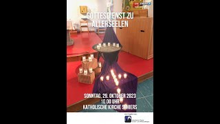 Gottesdienst zu Allerheiligen  Allerseelen [upl. by Gabbi832]