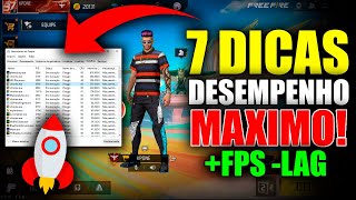 7 DICAS ✅ COMO MELHORAR O DESEMPENHO DO FREE FIRE NO PC [upl. by Hausmann585]