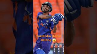 Yuzvendra chahal batting 😱😱cricket yuzvendrachahal shorts [upl. by Lindy]