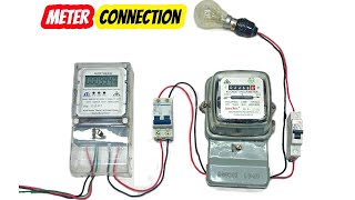 How to meter connection electric meter connection diagram asddulu77 [upl. by Iruahs166]