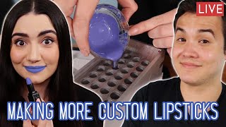 Mixing More Custom Lipstick Colors Live [upl. by Nickles]