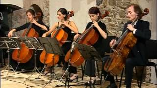 Maurice Ravel arr R Leopold Pavane pour infante defunte cello ensemble [upl. by Naujd278]