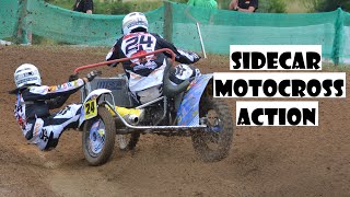 Sidecar motocross racing WSP Zabel 700cc 2 stroke WSC sidecarcross [upl. by Ury]