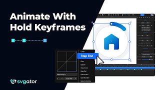 Animate with Hold Keyframes  SVGator [upl. by Urina]