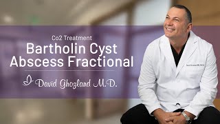 Bartholin Cyst Abscess Fractional CO2 Treatment  Dr David Ghozland MD [upl. by Junji]