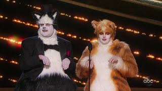 James Corden and Rebel Wilson Dressed as Cats [upl. by Erdna]