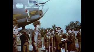 WW2 Bombers  1943 color footage documentary [upl. by Akelam723]