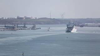 Isle of Inishmore inbound to Pembroke Dock  080418 [upl. by Von395]