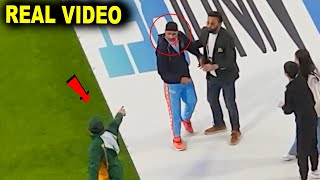 Harbhajan Singh Angry When 2 people stopped Harbhajan during Talks with Kamran Akmal  IND vs PAK [upl. by Otrebile]