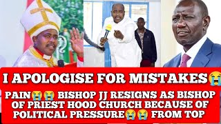 BISHOP JJ GITAHI RESIGNS AS BISHOP OF PRIESTHOOD CHURCH COZ OF POLITICAL PRESSURE😭 [upl. by Worra]