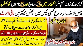 Unlucky Names and Zodiacs in October regarding Cases and Legal Matters  M A Shahzad Khan Prediction [upl. by Euqina]