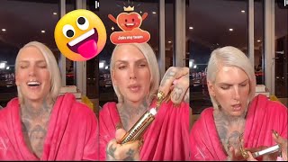 Jeffree Star DEALS WITH TROLLS and Discusses NEW Gold Blooded Makeup Collection [upl. by Gilges304]