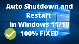 How To Fix Auto ShutdownRestart Problem On Windows 1110 In 2024 [upl. by Droffig507]