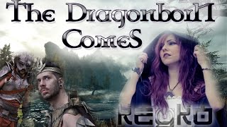 SKYRIM THE DRAGONBORN COMES Cover Malukah version by KeyKo [upl. by Ecart]