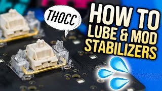 How To Lube Keyboard Stabilizers Consistent Results [upl. by Friede]