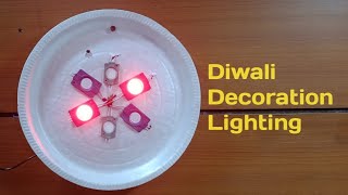 Diwali Decoration Light  LED Strip Light Jhalar Making [upl. by Cohberg]