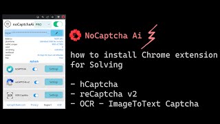 noCaptchaAi  Fast and Free Captcha Solver Chrome Extension 2023  FREE 6000 🔥 credits monthly [upl. by Magdalena214]